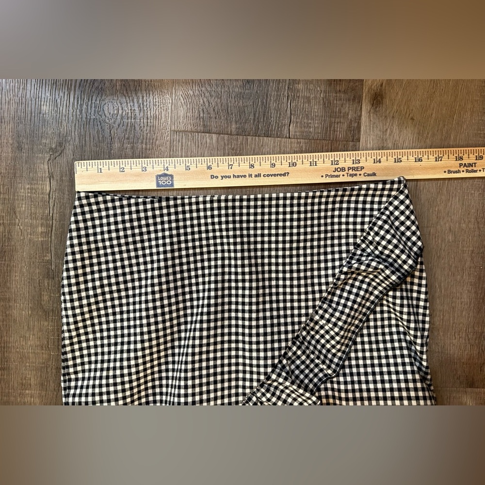 Minimum Black & White Gingham Ruffle Skirt Size M… - image 6